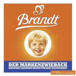 Biscottes zwieback 225g