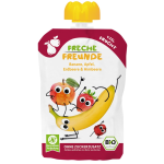 Freche Freunde Bio Gourde Banane Pomme Framboise 100g