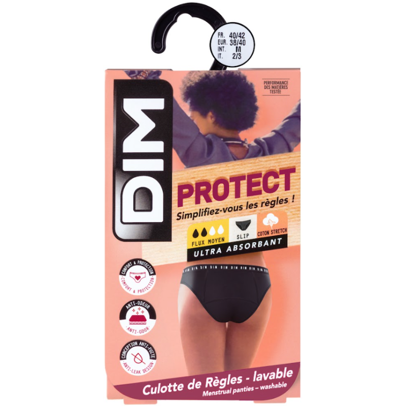 Slip de règles flux moyen T40/42 noir