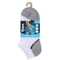 Socquette Courte Impact Leger Blanc T43/46 x3