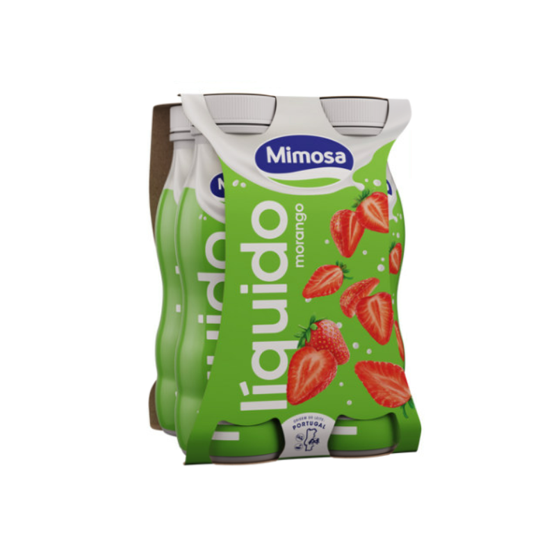 Yaourt liquide à la fraise 4x151ml