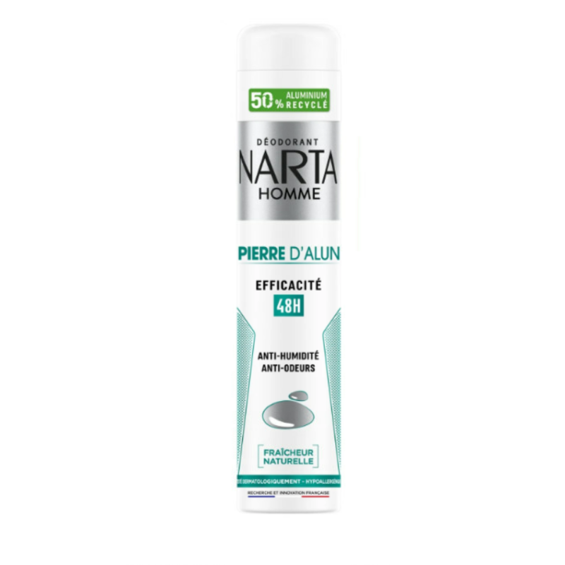Déodorant Spray Homme Pierre d'Alun 48h 200ml