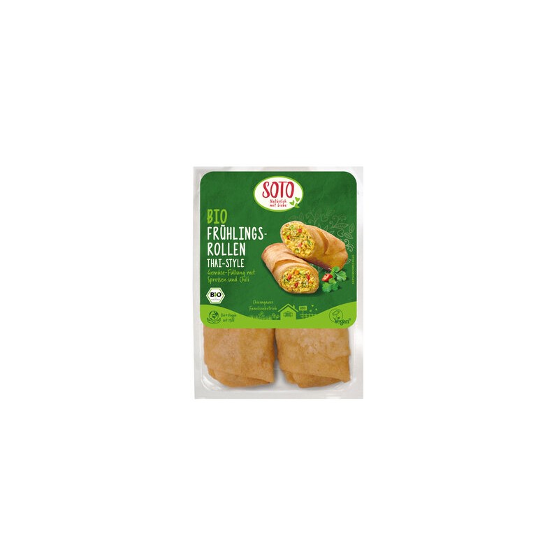 Bio Rouleaux de printemps thaï 220g