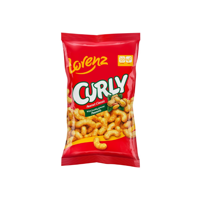 Curly cacahuète classique 60g