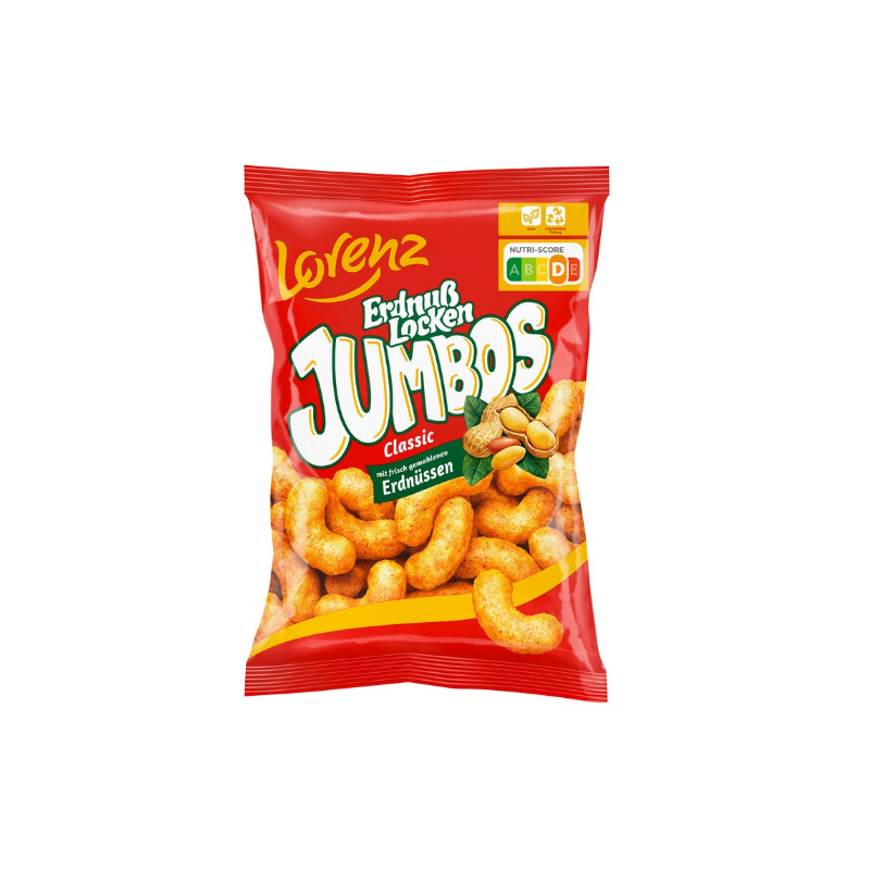 Biscuits soufflés géantes cacahuètes Jumbos 150g