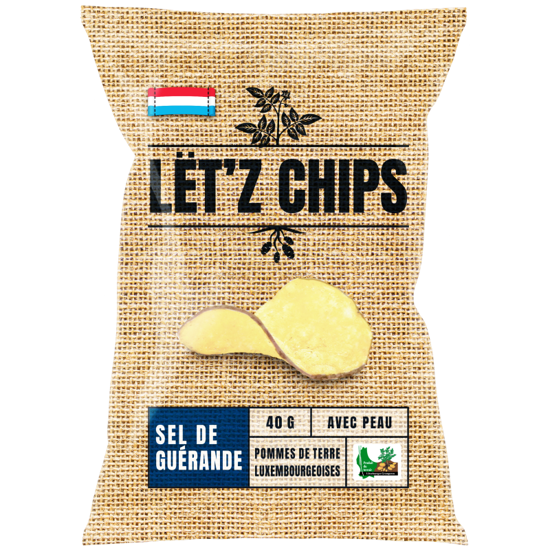 Chips au sel de Guérande avec peau 40g
