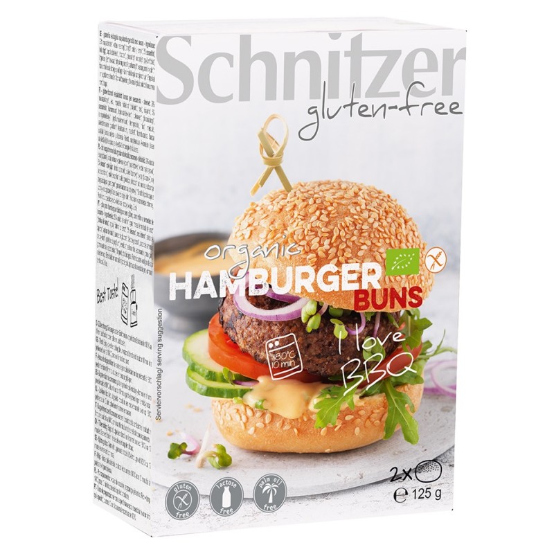 Pains à Burger Bio sans Gluten 4x62,5