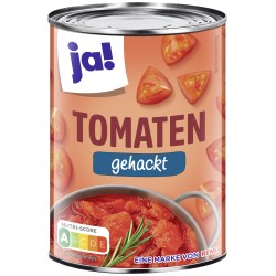 Tomates pelées hachées 400g