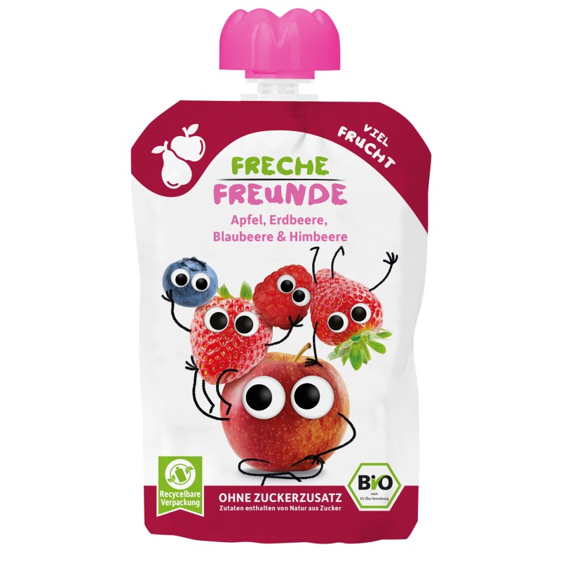 Cheeky Friends Bio Fraise Myrtille Framboise 100g