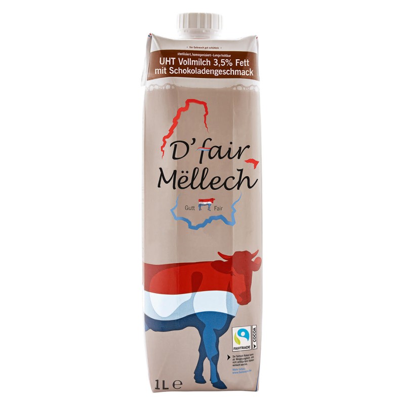 Lait Entier Chocolaté 3.5%MG 1l