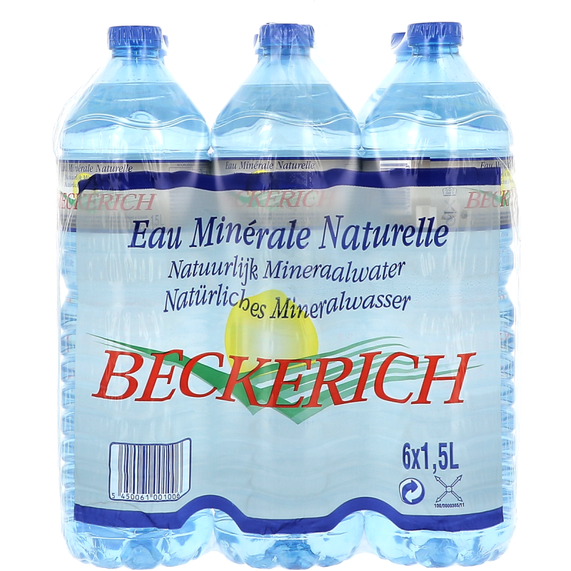 Eau minérale 6x1.5l