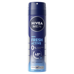 Déodorant Spray Homme Fresh Active Zéro% Alcool 150ml