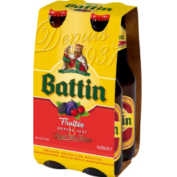Bière fruitée 4.3% 4x33cl