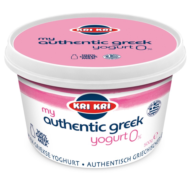 Yaourt grec nature 0%MG 500g