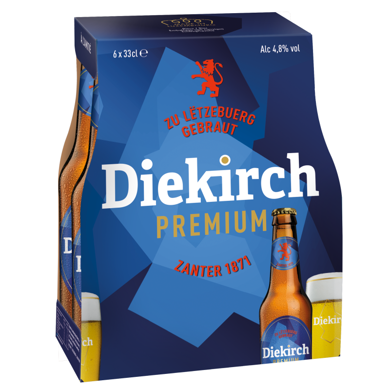Bière premium 4.8% 6x33cl