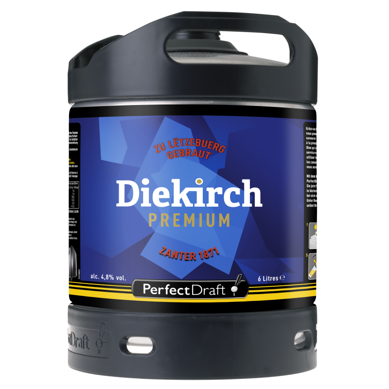 Bière Premium Fût Perfect Draft 4.80% 6l