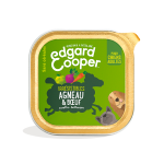 Pâté agneau boeuf et légumes pour chiens adultes 100g