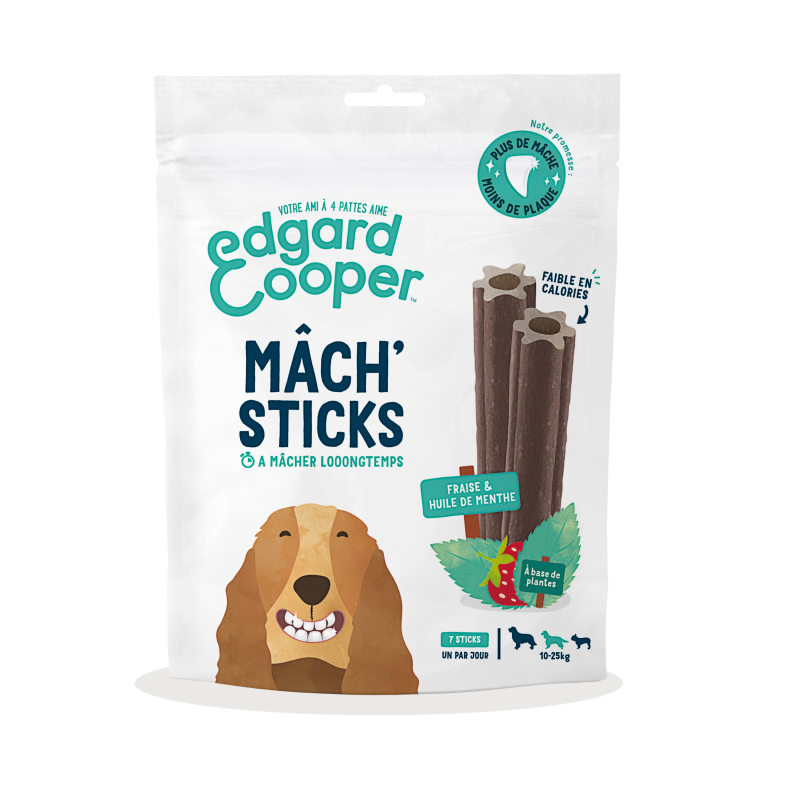 Mâch'Sticks Menthe et Fraise x7 160g