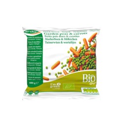 Ardo Bio Petits Pois Doux et Carottes 600g