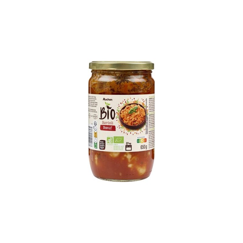 Ravioli au boeuf 650g
