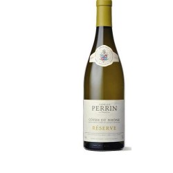 Vin blanc Côtes du Rhône Réserve Famille Perrin 13.5% 75cl