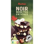 Tablette de chocolat noir noisettes entières torréfiées 180g