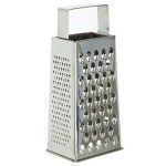Râpe 4 faces inox 24cm