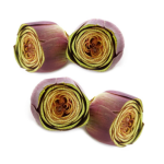 Coeur Artichaut Violet x4