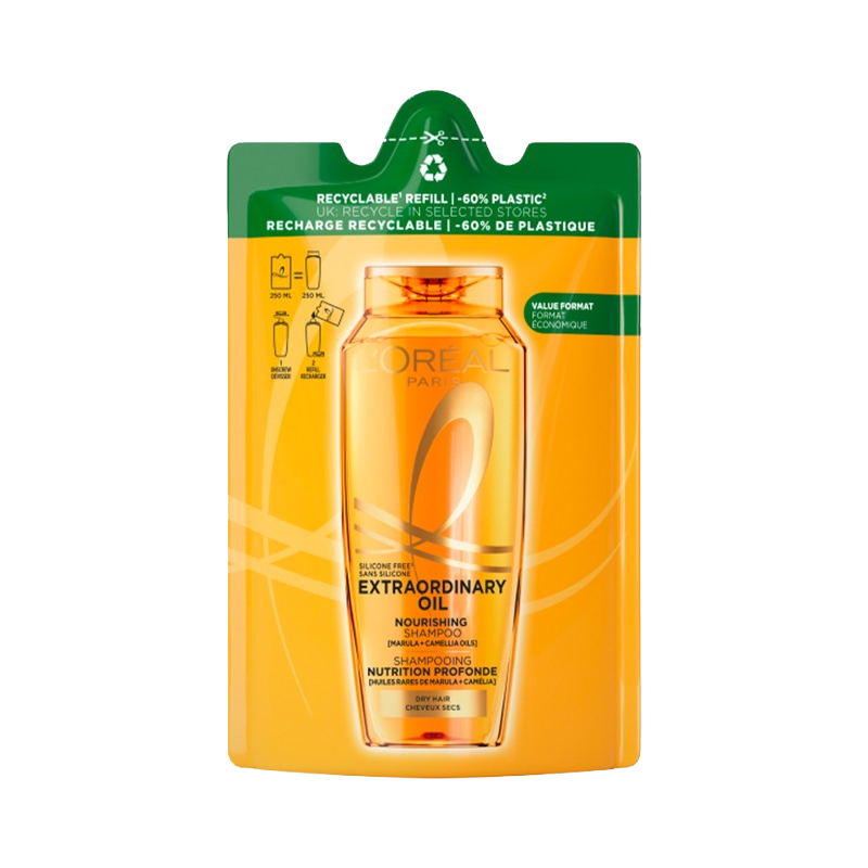 Shampoing recharge à l'huile de marula et camélia 250ml