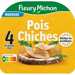Tranches végétariennes aux pois chiches x4 120g