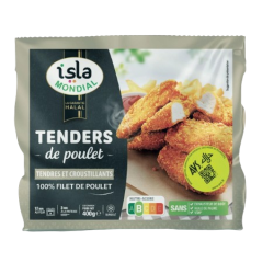 Tenders de poulet 100% poulet halal 400g