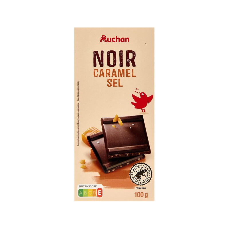 CULTIVONS LE BON Tablette de chocolat noir caramel et sel marin 100g