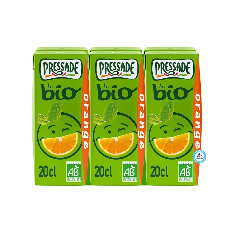 Bio Nectar d'orange sans pulpe 6x20cl