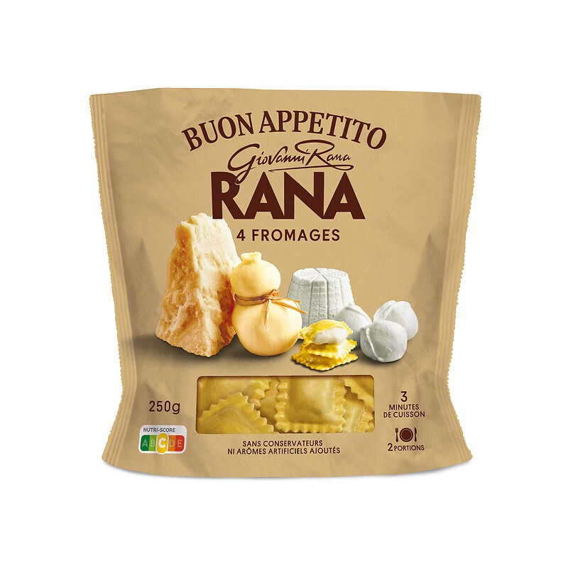 Ravioli aux 4 fromages 250g