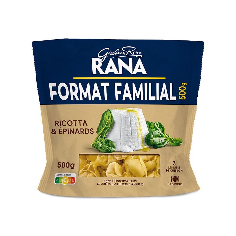 Ravioli ricotta et épinards 500g