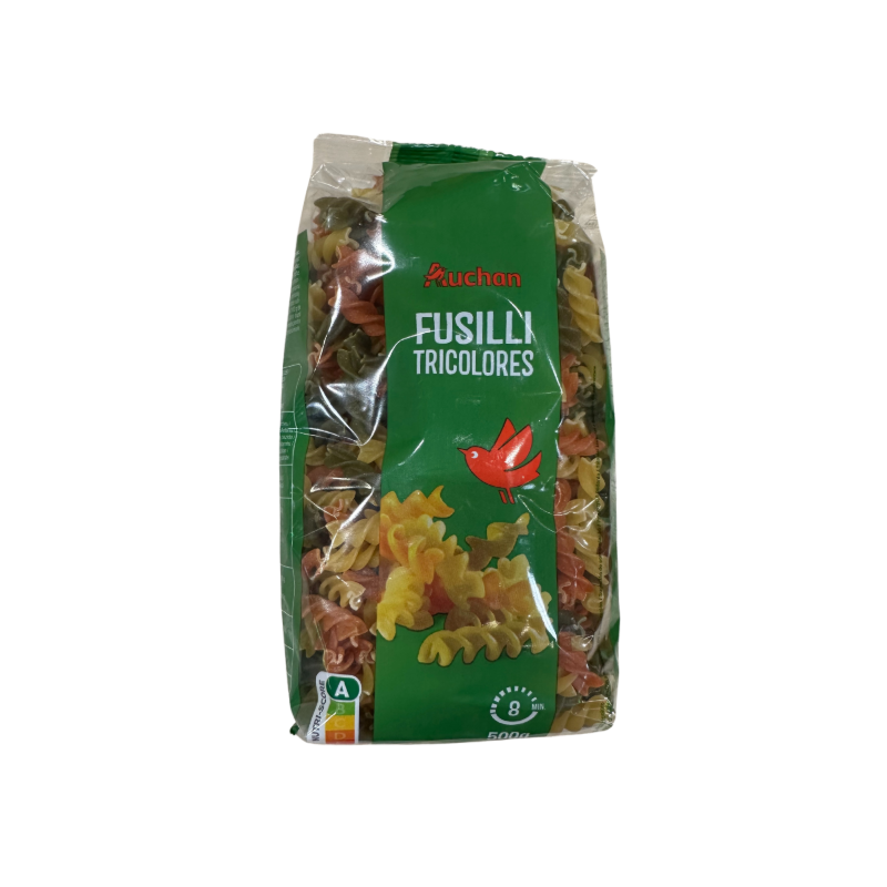 Fusilli 3 couleurs 500g