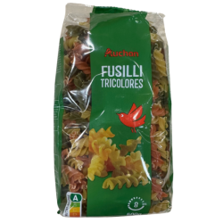 Fusilli 3 couleurs 500g