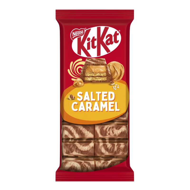 Tablette de chocolat caramel salé 99g