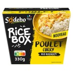 Ricebox poulet curry riz basmati 330g