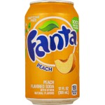 Boisson gazeuse saveur pêche 35.5cl