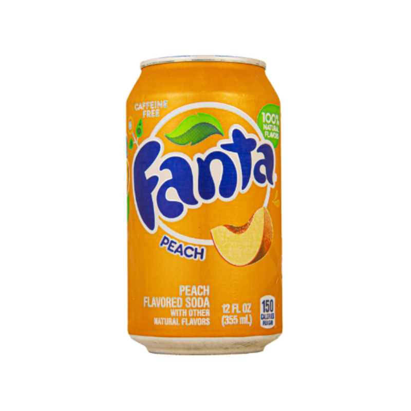 Boisson gazeuse saveur pêche 35.5cl