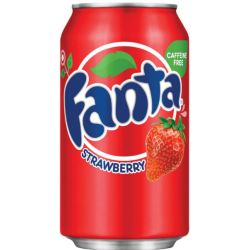 Boisson gazeuse saveur fraise 35.5cl