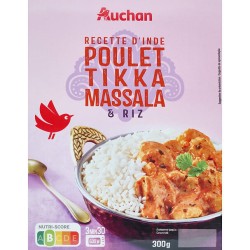 Plat poulet tikka massala et riz basmati 300g