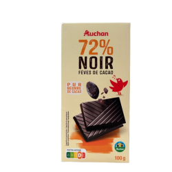 CULTIVONS LE BON Tablette de chocolat noir 72% fèves de cacao 100g
