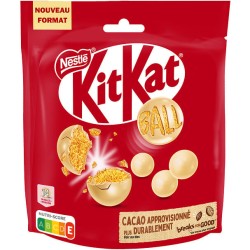 Billes chocolatées au chocolat blanc 200g