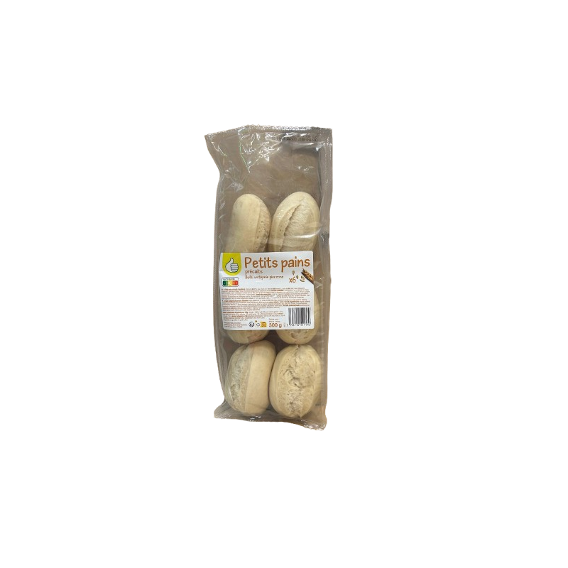 Petits pains précuits x6 300g
