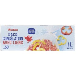 Sac congélation avec lien 1l x50