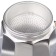 Cafetière italienne 6 tasses 18cm argent