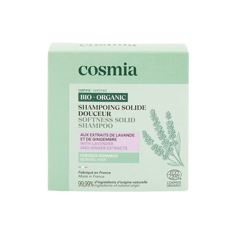 Shampoing solide douceur lavande et gingembre 85g