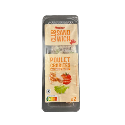 Sandwich poulet crudités mayonnaise allégée 145g